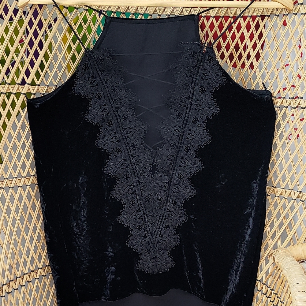 Cami NYC black velvet